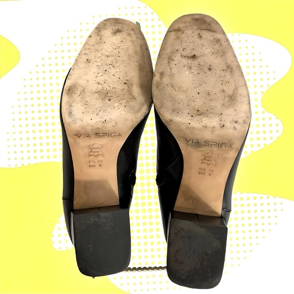 Via Spiga Black Ankle Booties - Picture 9 of 10